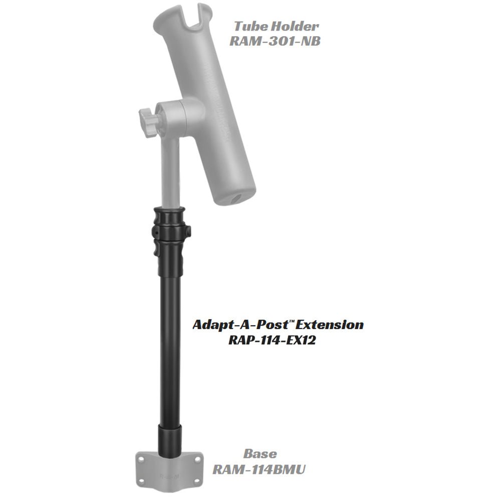 RAM Mount Adapt-A-Post 15" Extension Pole [RAP-114-EX12] - Houseboatparts.com