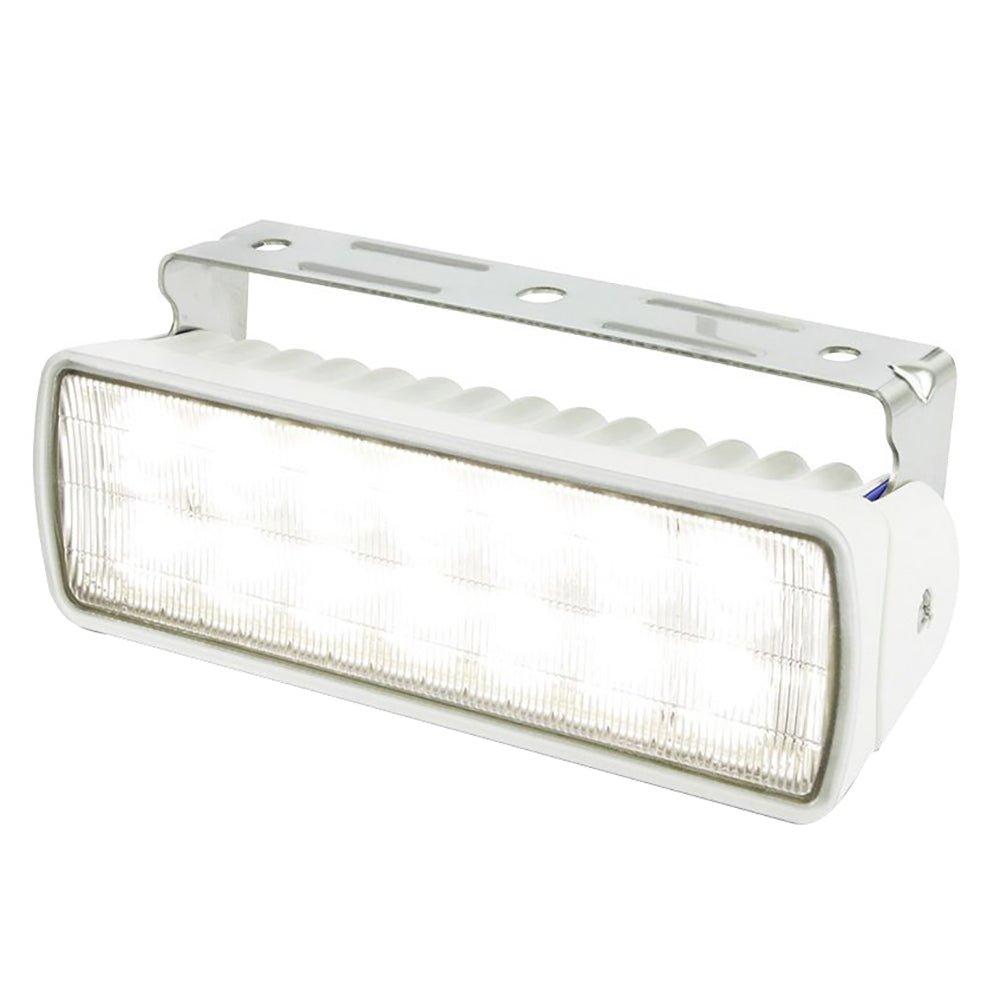 Hella Marine Sea Hawk-XLR LED Floodlight - White LED/White Housing [980740011] - Houseboatparts.com