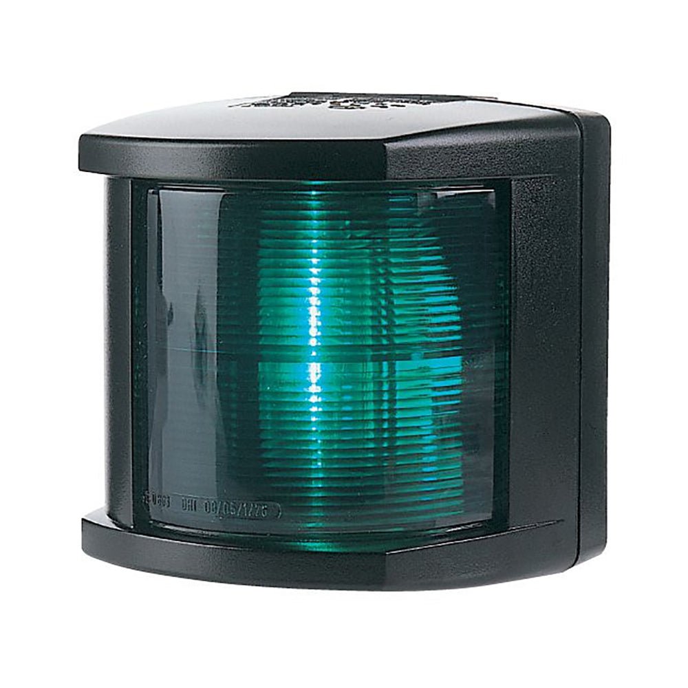 Hella Marine Starboard Navigation Light - Incandescent - 2nm - Black Housing - 12V [002984345] - Houseboatparts.com