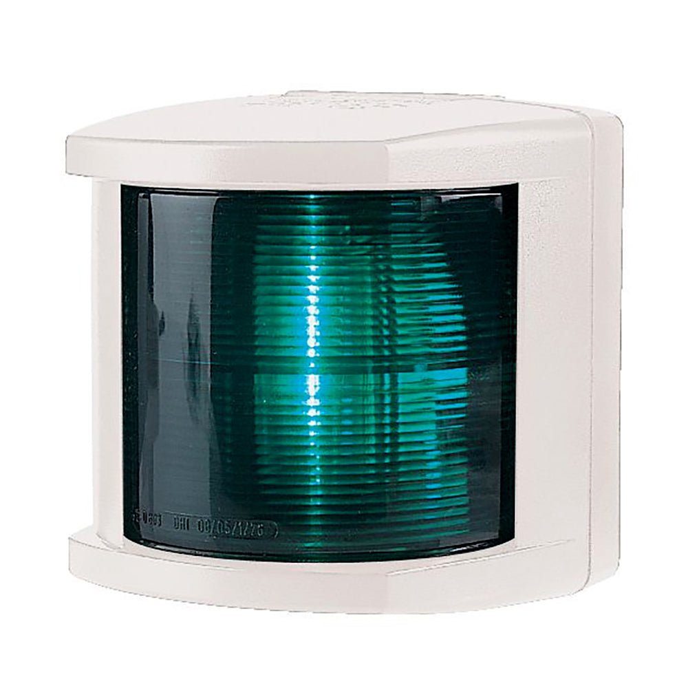 Hella Marine Starboard Navigation Light - Incandescent - 2nm - White Housing - 12V [002984395] - Houseboatparts.com