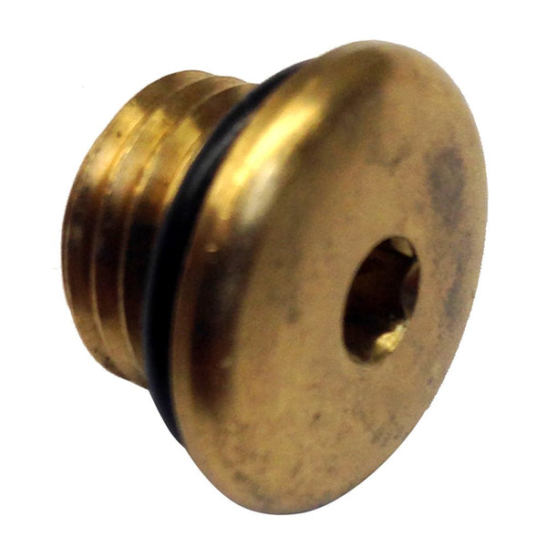 Uflex Brass Plug w/O-Ring for Pumps [71928P] - Houseboatparts.com