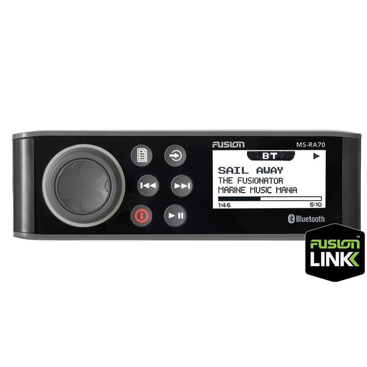 Fusion MS-RA70 Stereo w/AM/FM/BT - 2 Zone [010-01516-01] - Houseboatparts.com