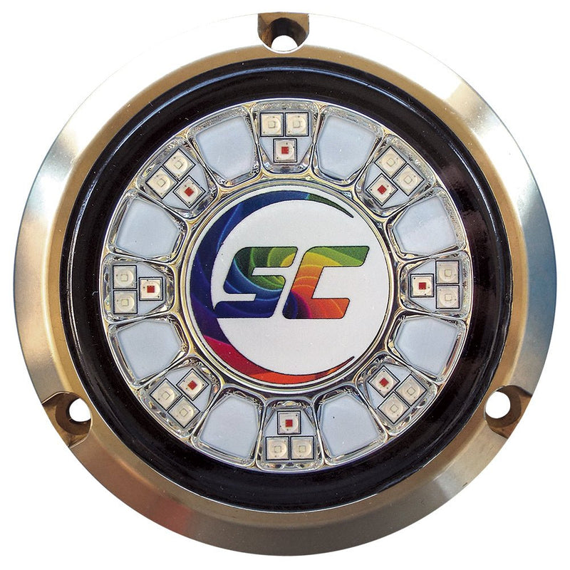 Shadow-Caster SCR-24 Bronze Underwater Light - 24 LEDs - Full Color Changing [SCR-24-CC-BZ-10] - Houseboatparts.com