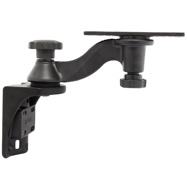 RAM Mount Single 6" Swing Arm with 6.25" x 2" Rectangle Base and Vertical Mounting Base [RAM-109VU] - Houseboatparts.com