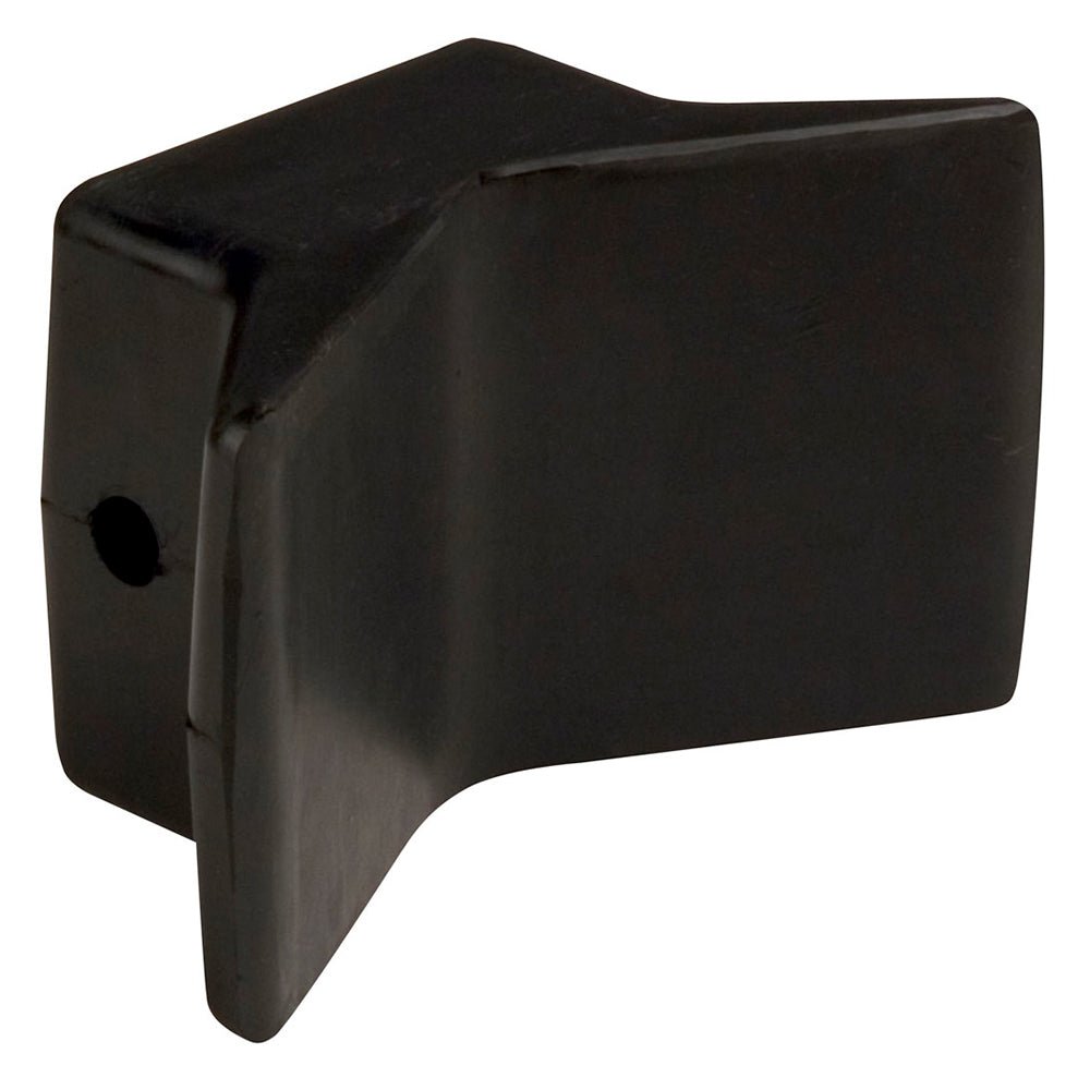 C.E. Smith Bow Y-Stop - 4" x 4" - Black Natural Rubber [29550] - Houseboatparts.com