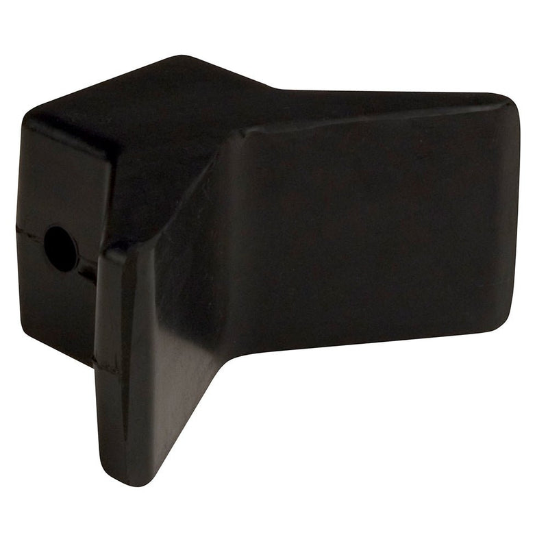 C.E. Smith Bow Y-Stop - 3" x 3" - Black Natural Rubber [29551] - Houseboatparts.com
