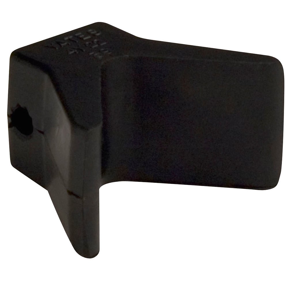 C.E. Smith Bow Y-Stop - 2" x 2" - Black Natural Rubber [29552] - Houseboatparts.com