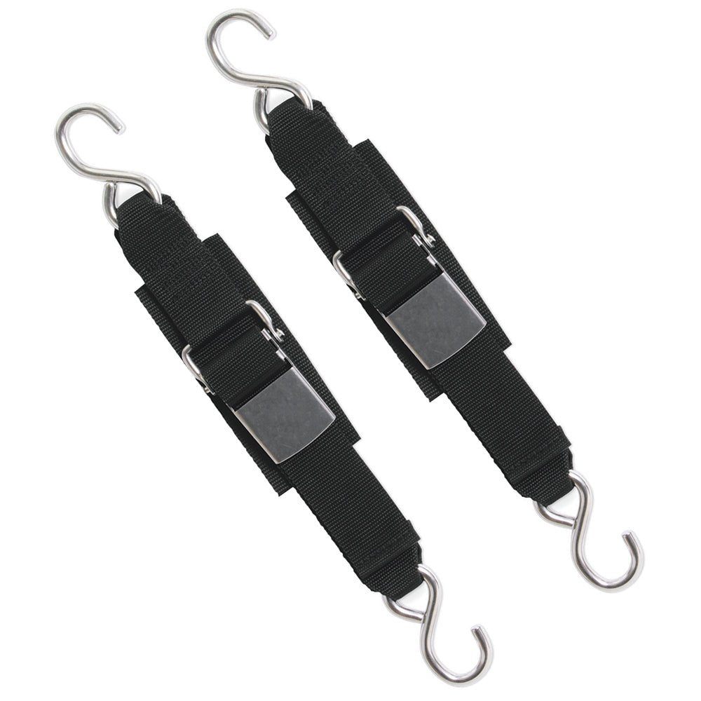 BoatBuckle Stainless Steel Kwik-Lok Transom Tie-Downs [F12066] - Houseboatparts.com