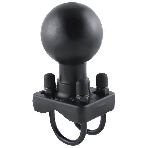 RAM Mount Double U-Bolt Base w/D Size 2.25" Ball for Rails from 1" to 1.25" in Diameter [RAM-D-235U] - Houseboatparts.com