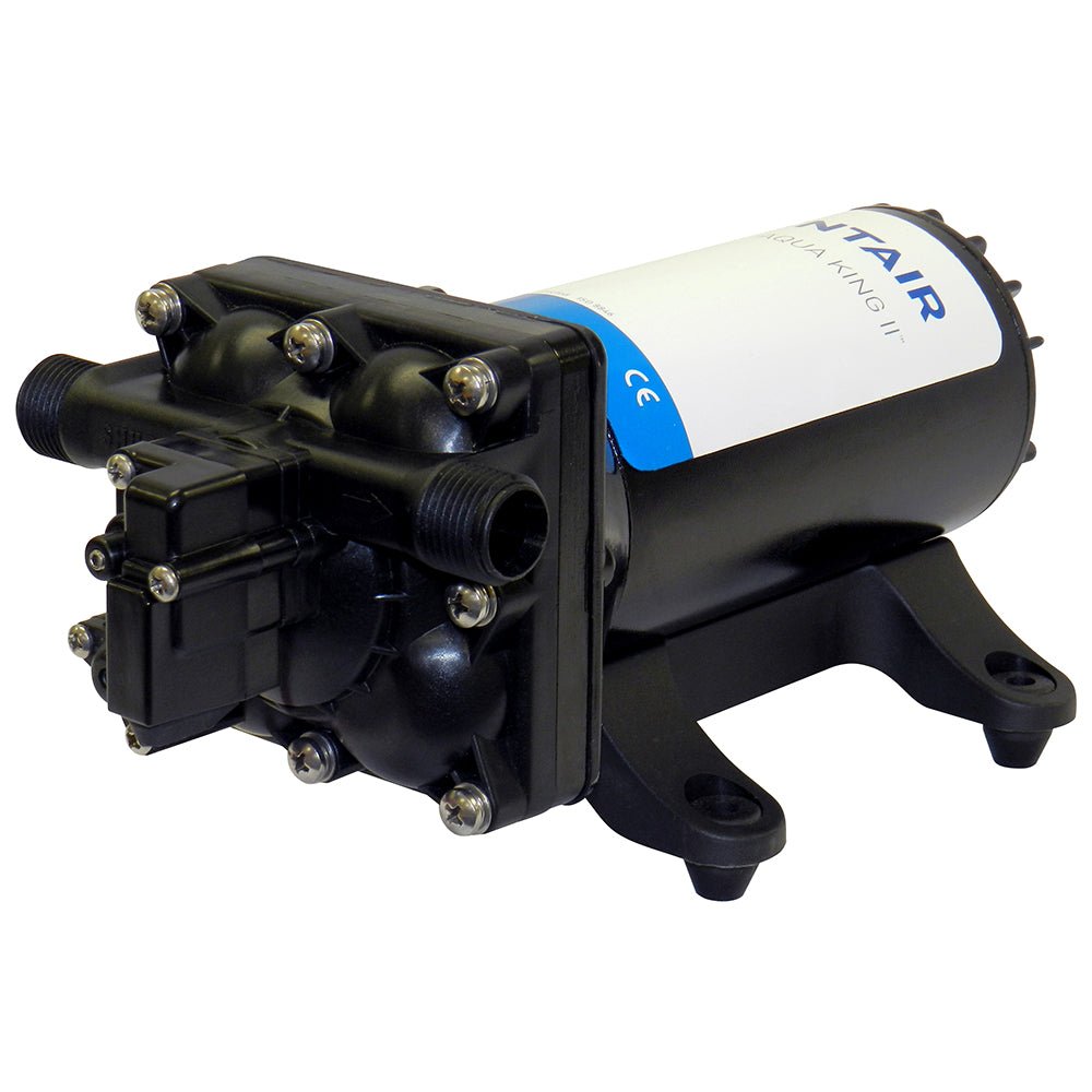 Shurflo by Pentair AQUA KING II Supreme 5.0 (24 VDC) Fresh Water Pump w/Strainer Fittings [4158-163-E75] - Houseboatparts.com