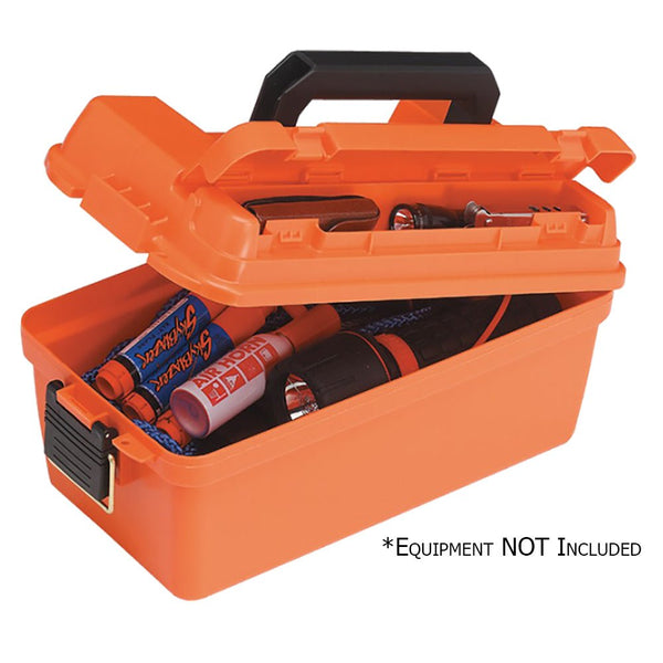 Plano Small Shallow Emergency Dry Storage Supply Box - Orange [141250] - Houseboatparts.com