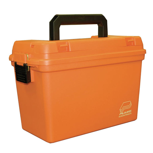 Plano Deep Emergency Dry Storage Supply Box w/Tray - Orange [161250] - Houseboatparts.com