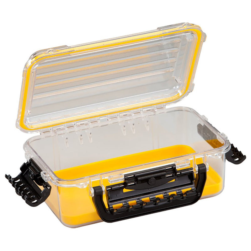 Plano Waterproof Polycarbonate Storage Box - 3600 Size - Yellow/Clear [146000] - Houseboatparts.com
