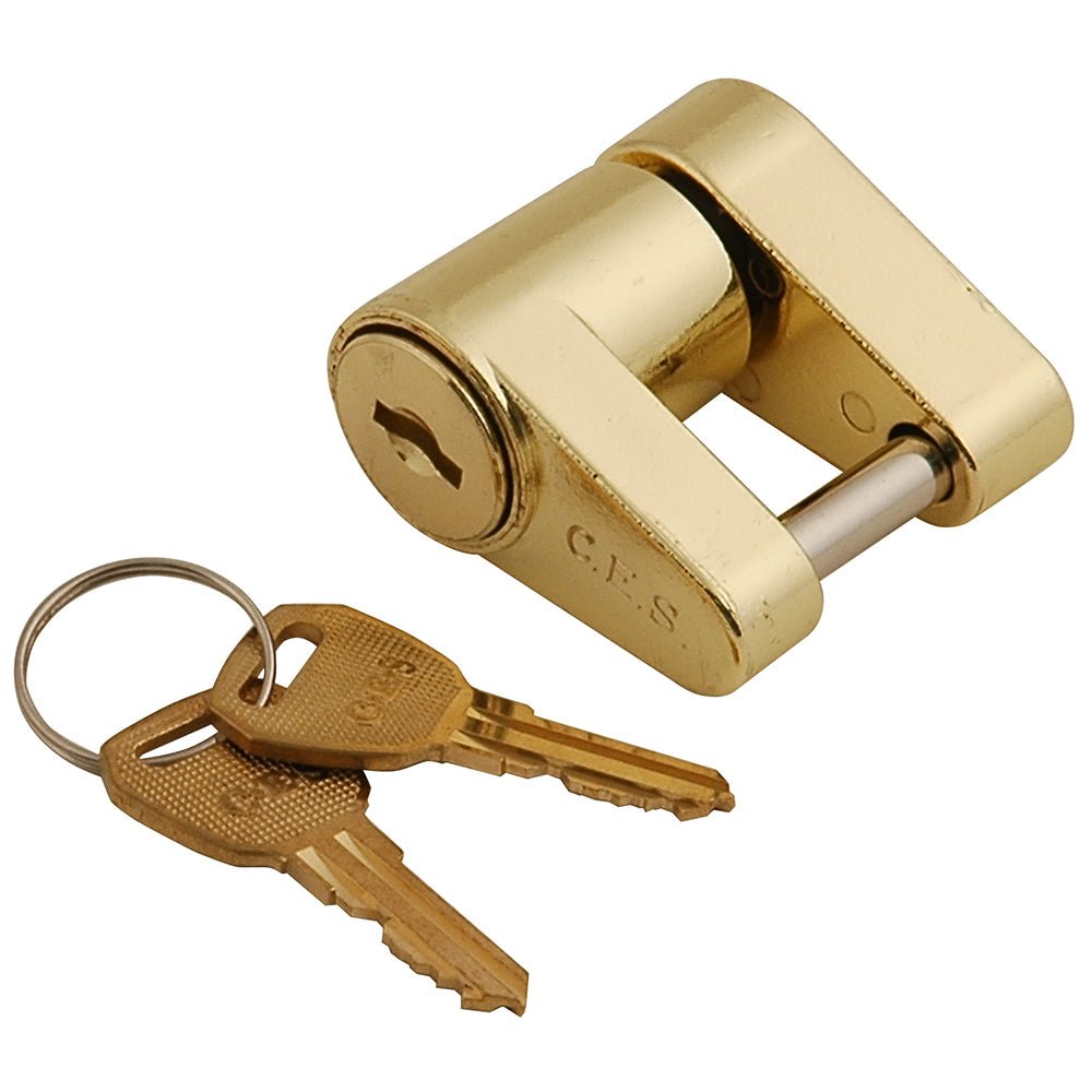 C.E. Smith Brass Coupler Lock [00900-40] - Houseboatparts.com