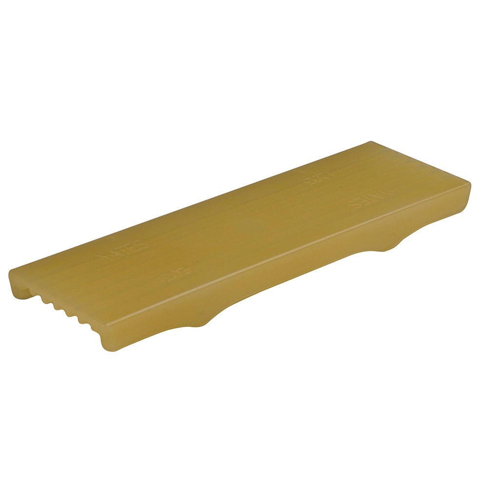 C.E.Smith Flex Keel Pad - Full Cap Style - 12" x 3" - Gold [16871] - Houseboatparts.com