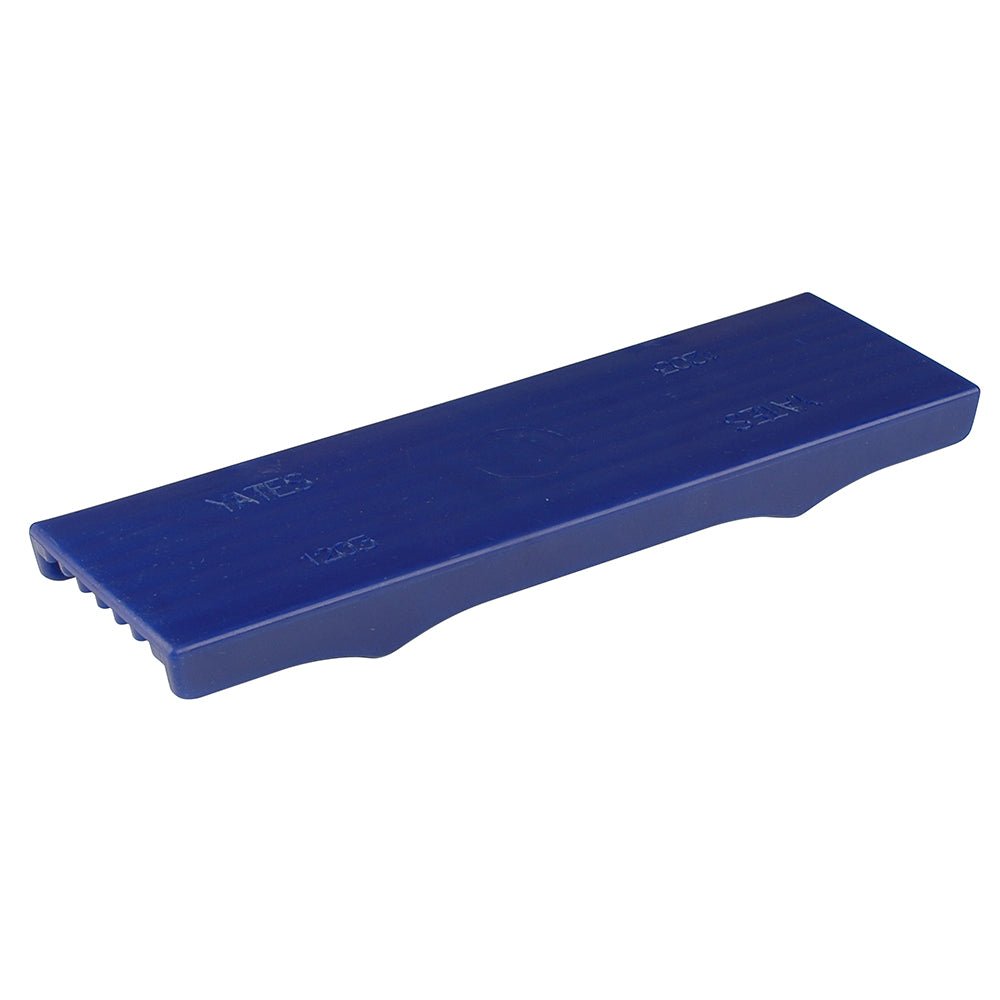 C.E.Smith Flex Keel Pad - Full Cap Style - 12" x 3" - Blue [16873] - Houseboatparts.com