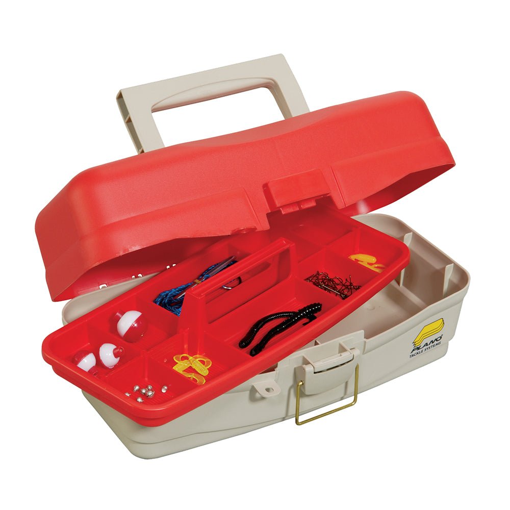 Plano Take Me Fishing Tackle Kit Box - Red/Beige [500000] - Houseboatparts.com