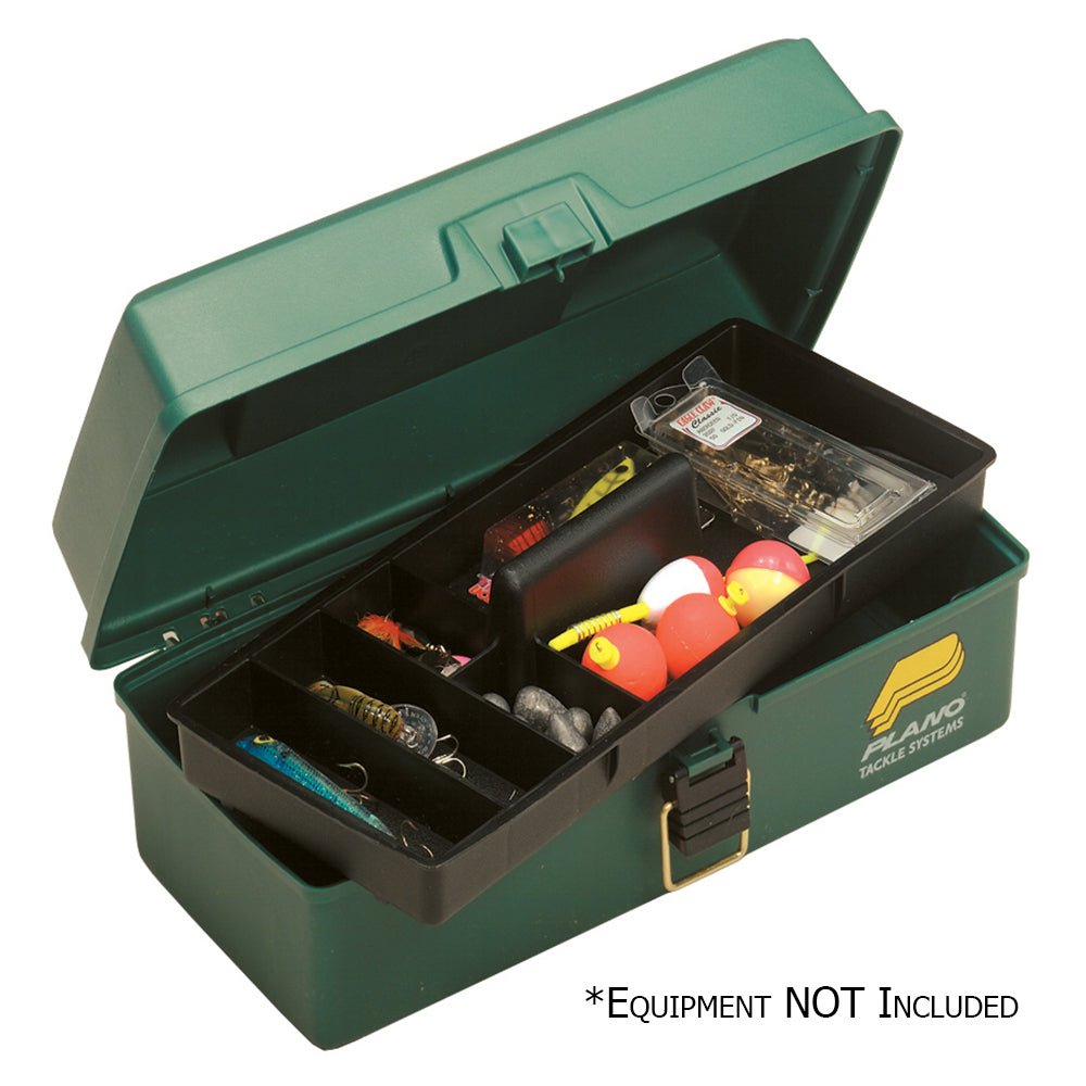 Plano One-Tray Tackle Box - Green [100103] - Houseboatparts.com