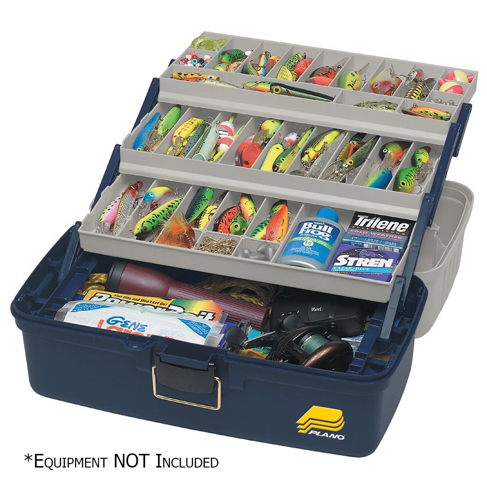 Plano Three-Tray Fixed Compartment Tackle Box - XL [613306] - Houseboatparts.com