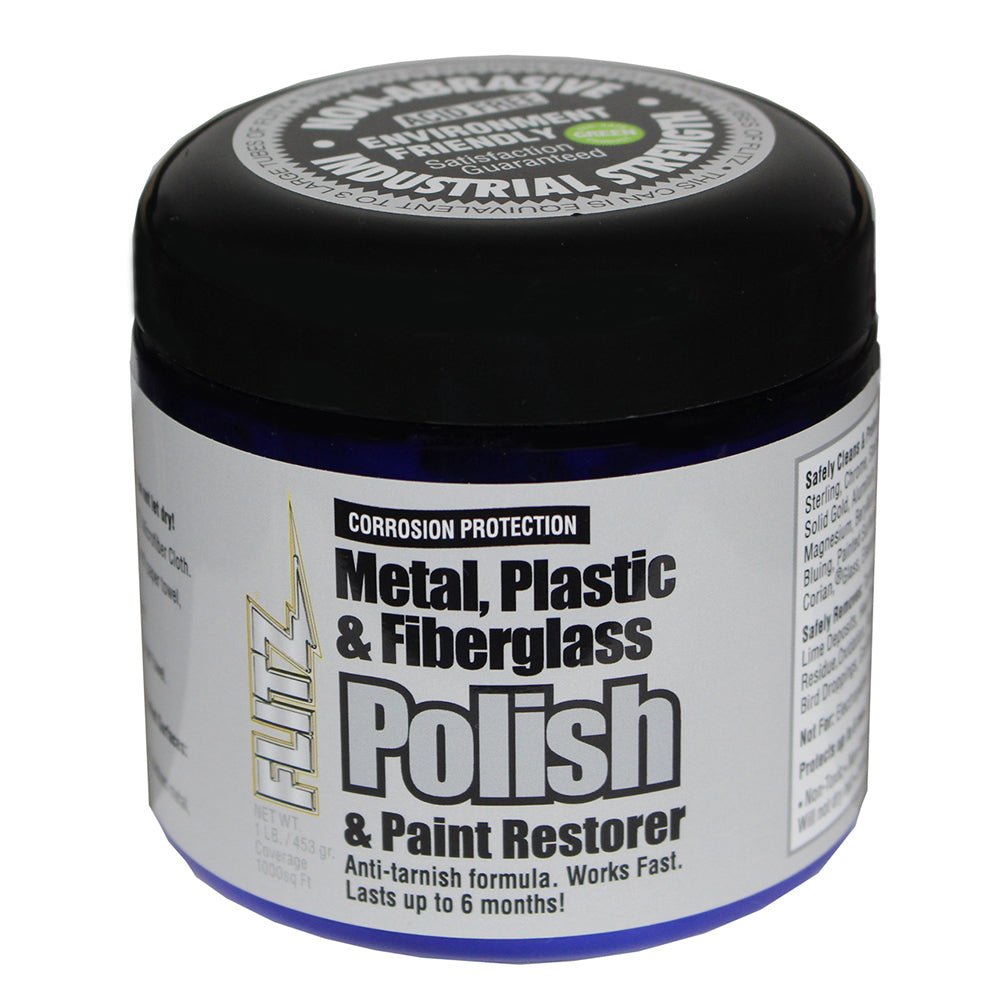 Flitz Metal, Plastic Fiberglass Polish Paste - 1.0lb [CA 03516-6] - Houseboatparts.com