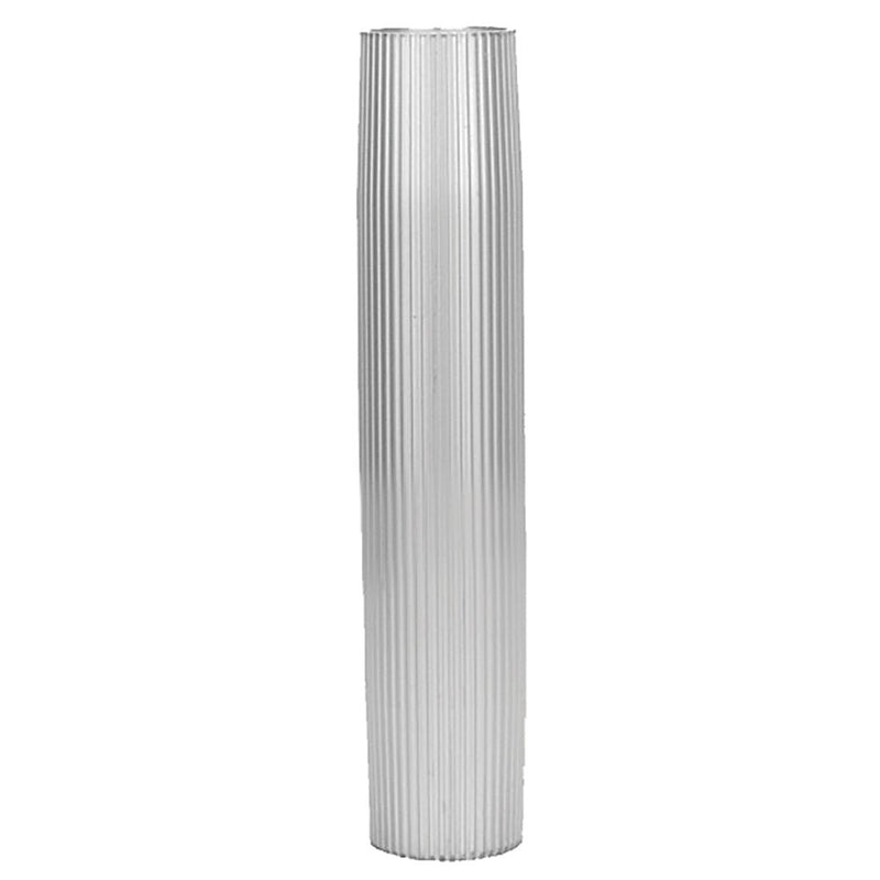 TACO Aluminum Ribbed Table Pedestal - 2-3/8" O.D. - 27-1/2" Length [Z60-7279VEL27.5-2] - Houseboatparts.com