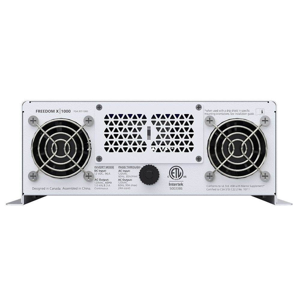 Xantrex Freedom X 1000 True Sine Wave Power Inverter - 12VDC - 120VAC - 1000W [817 - 1000] - Houseboatparts.com