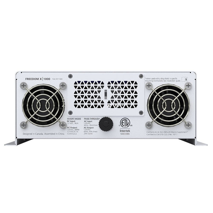 Xantrex Freedom X 1000 True Sine Wave Power Inverter - 12VDC - 120VAC - 1000W [817 - 1000] - Houseboatparts.com