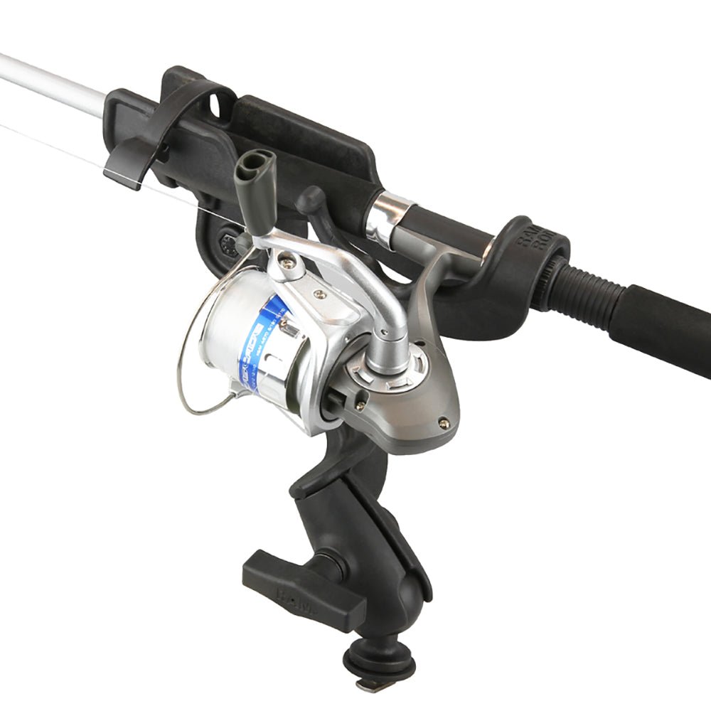 RAM Mount RAM-ROD 2000 Fishing Rod Holder with RAM-ROD Revolution Ratchet/Socket System and Track BallBase [RAM-114-RB-TRA1U] - Houseboatparts.com