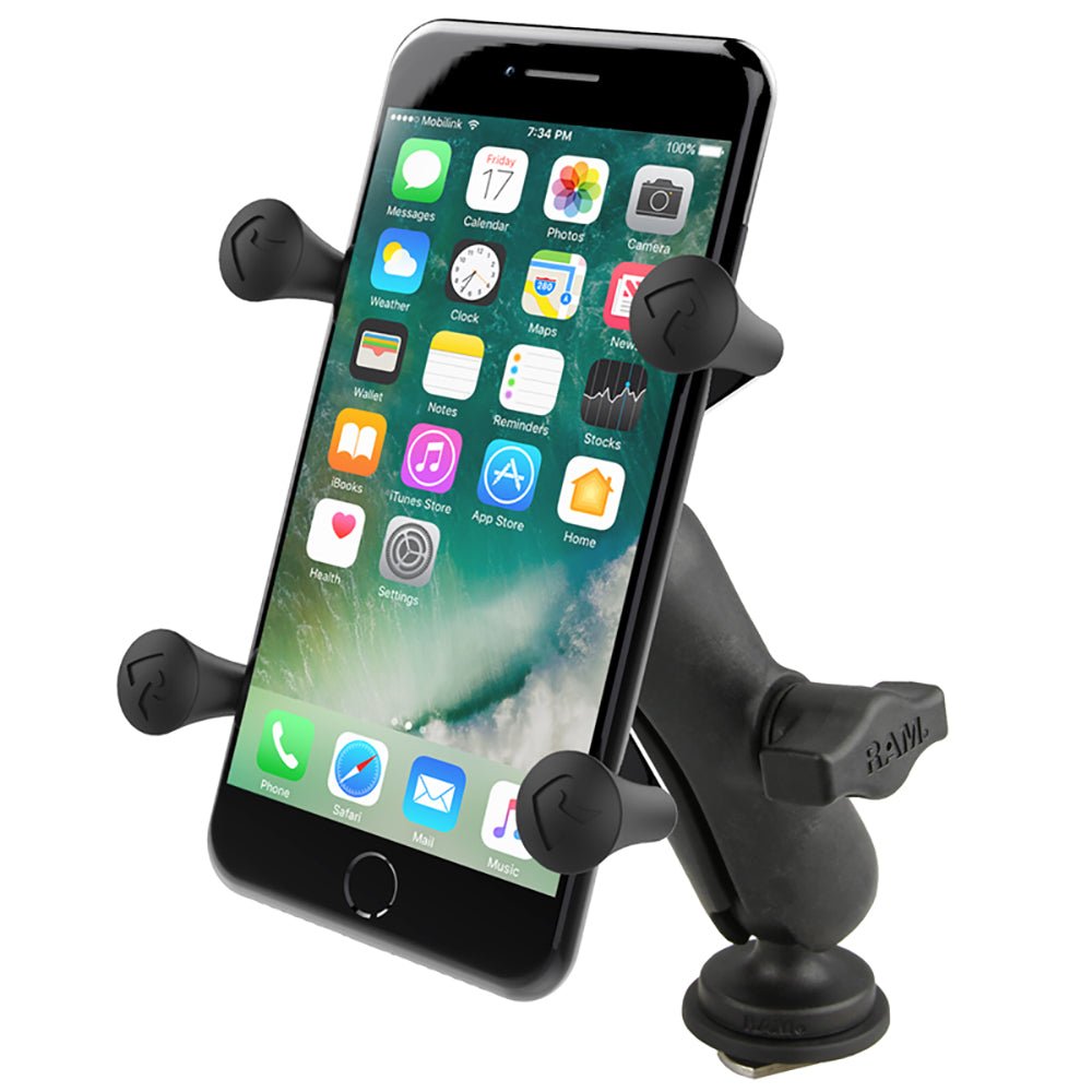 Ram Mount X-Grip Phone Mount w/Track BallBase [RAP-HOL-UN7B-354-TRA1U] - Houseboatparts.com