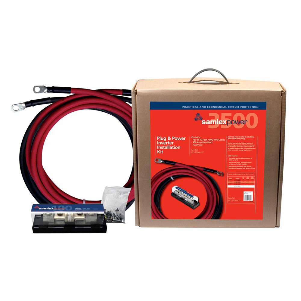 Samlex 400A Inverter Installation Kit f/3500W Inverter [DC-3500-KIT] - Houseboatparts.com