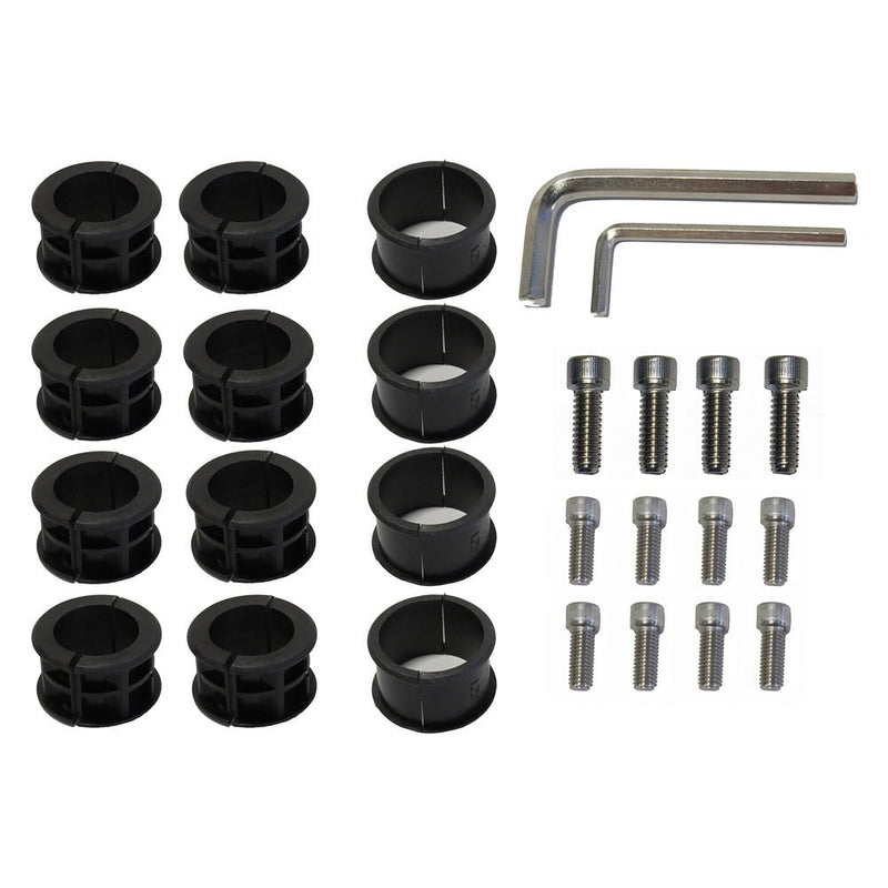 SurfStow SUPRAX Parts Kit - 12-Bolts, 3 Sizes of Inserts, 2-Allen Wrenches [59001] - Houseboatparts.com