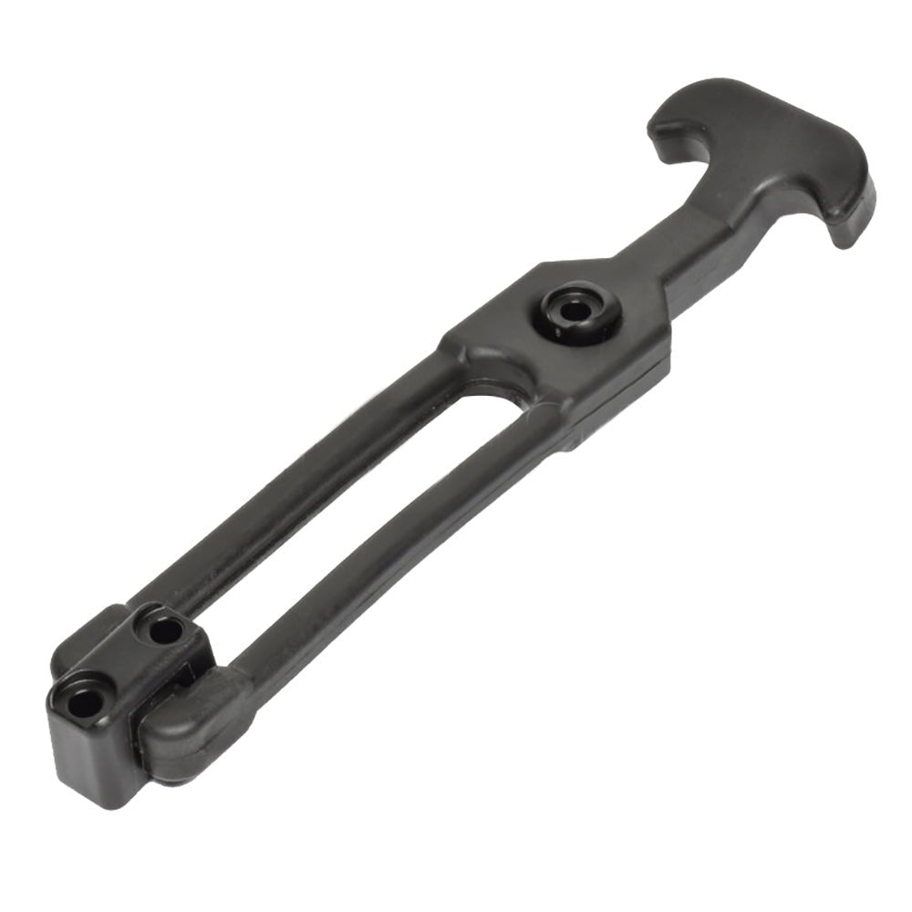 Southco T-Handle Latch w/Keeper - Pull Draw Front Mount Black Flexible Rubber [F7-73] - Houseboatparts.com