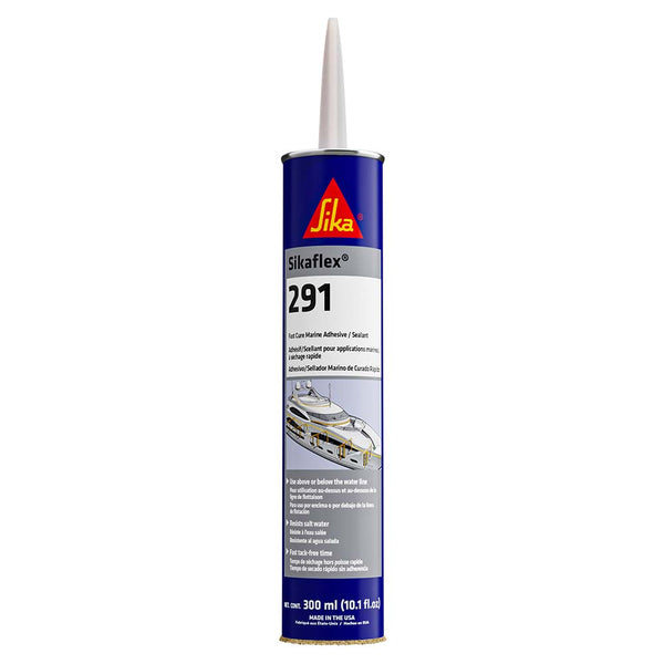 Sika Sikaflex 291 Fast Cure Adhesive Sealant 10.3oz(300ml) Cartridge - White [90919] - Houseboatparts.com