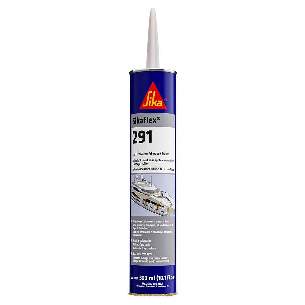 Sika Sikaflex 291 Fast Cure Adhesive Sealant 10.3oz(300ml) Cartridge - Black [90923] - Houseboatparts.com