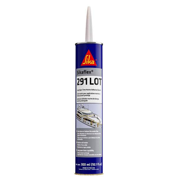 Sika Sikaflex 291 LOT Slow Cure Adhesive Sealant 10.3oz(300ml) Cartridge - White [90925] - Houseboatparts.com