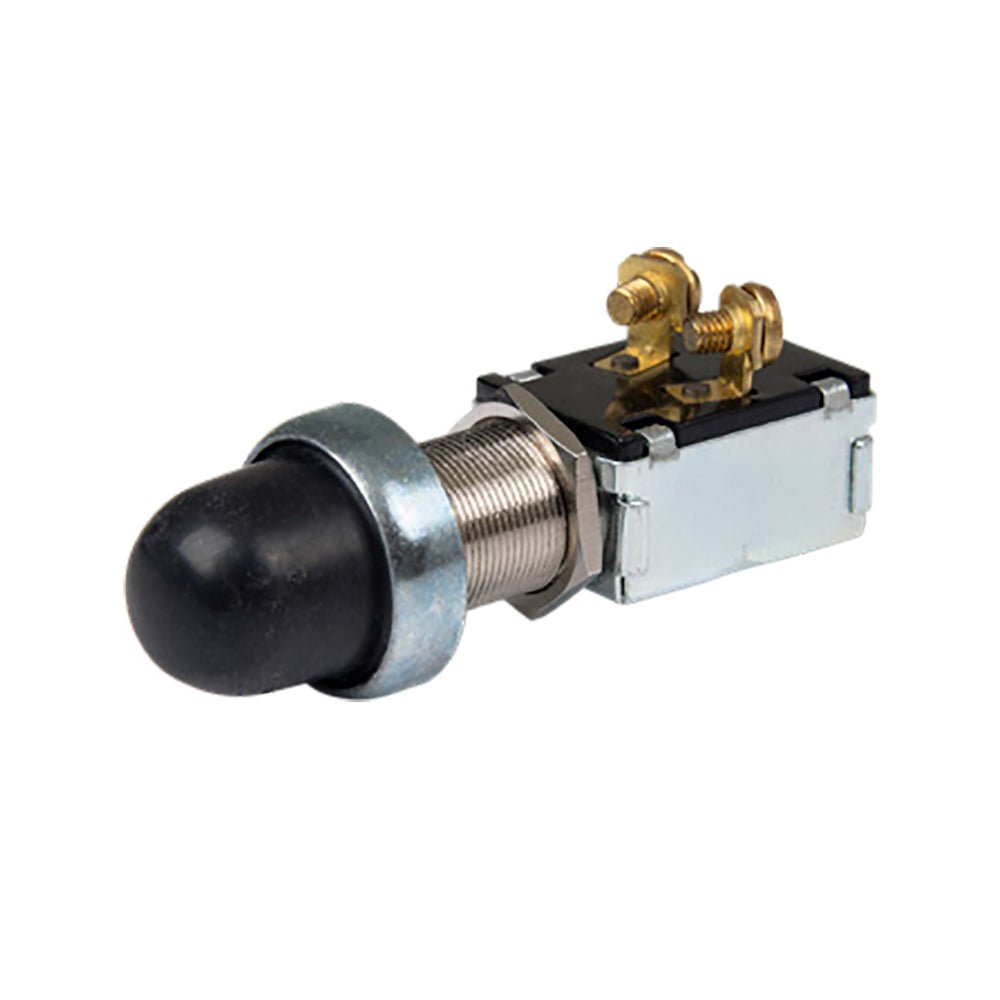 BEP 2-Position SPST Moisture Sealed Push Button Switch - OFF/(ON) [1001503] - Houseboatparts.com