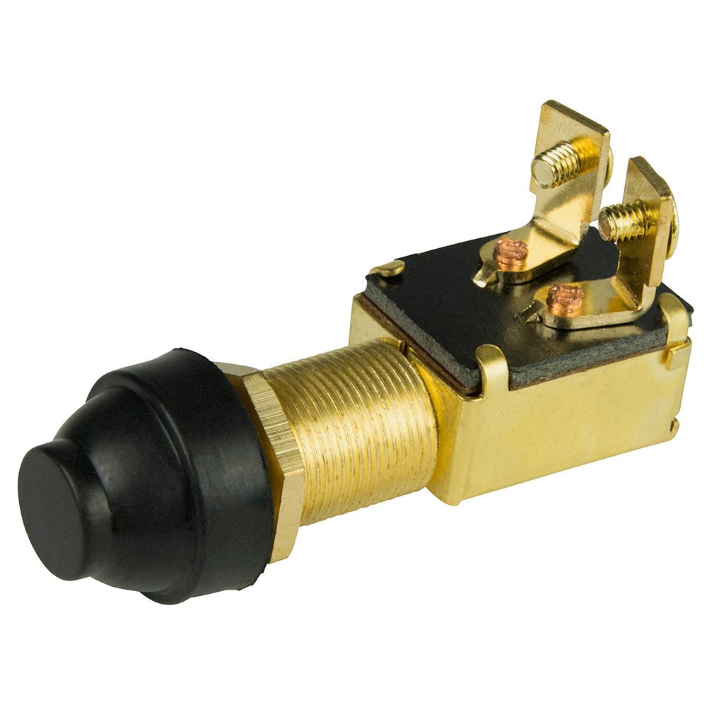 BEP 2-Position SPST Push Button Switch - OFF/(ON) [1001505] - Houseboatparts.com