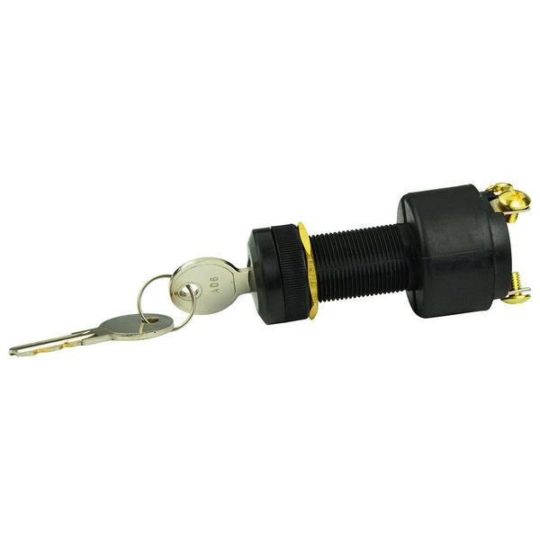 BEP 3-Position Nylon Ignition Switch - OFF/Ignition/Start [1001610] - Houseboatparts.com