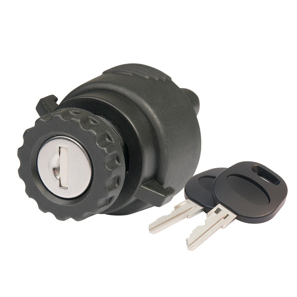 BEP 3-Position Ignition Switch - OFF/Ignition-Accessory/Start [1001607] - Houseboatparts.com