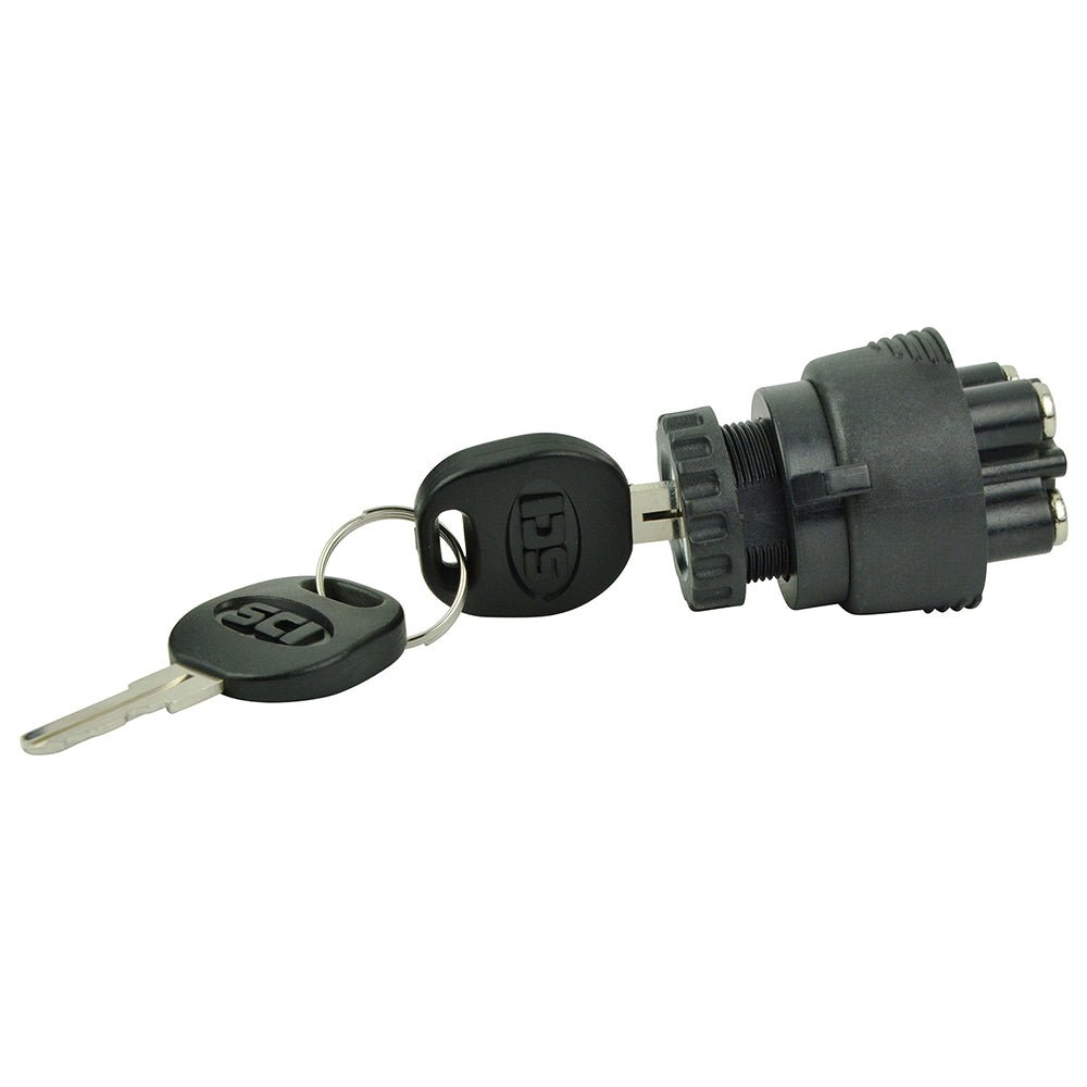 BEP 3-Position Ignition Switch - OFF/Ignition-Accessory/Start [1001607] - Houseboatparts.com