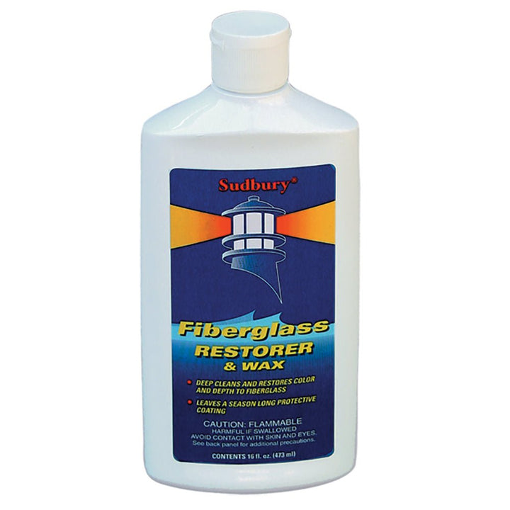 Sudbury One Step Fiberglass Restorer Wax - 16oz Liquid [413] - Houseboatparts.com