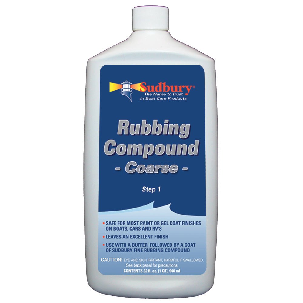 Sudbury Rubbing Compound Coarse - Step 1 - 32oz Fluid [444] - Houseboatparts.com