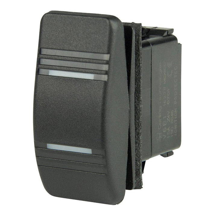 BEP SPDT Contura Switch - 2-Amber LEDs - ON/OFF/ON [1001803] - Houseboatparts.com