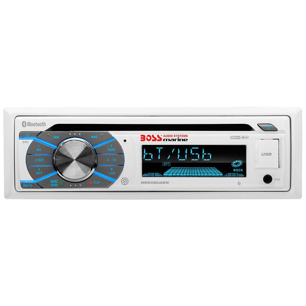 Boss Audio MR508UABW Marine Stereo w/AM/FM/CD/BT/USB [MR508UABW] - Houseboatparts.com