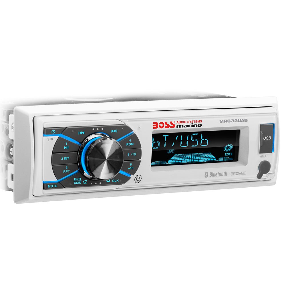 Boss Audio MR632UAB Marine Stereo w/AM/FM/BT/USB [MR632UAB] - Houseboatparts.com