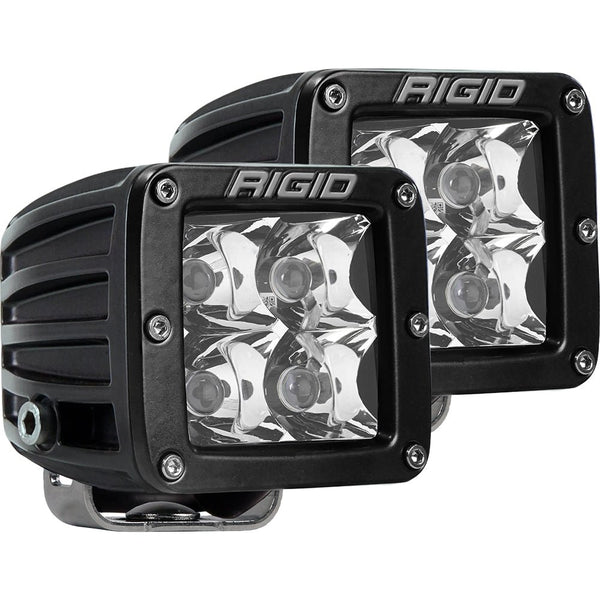 RIGID Industries D-Series PRO Hybrid-Spot LED - Pair - Black [202213] - Houseboatparts.com