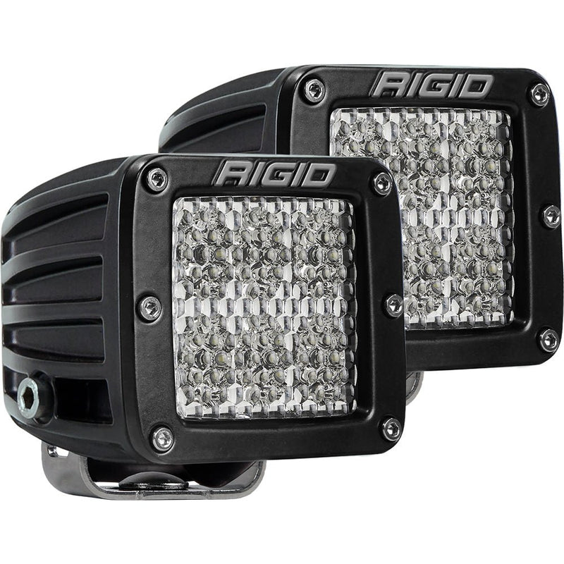RIGID Industries D-Series PRO Specter-Diffused LED - Pair - Black [502513] - Houseboatparts.com