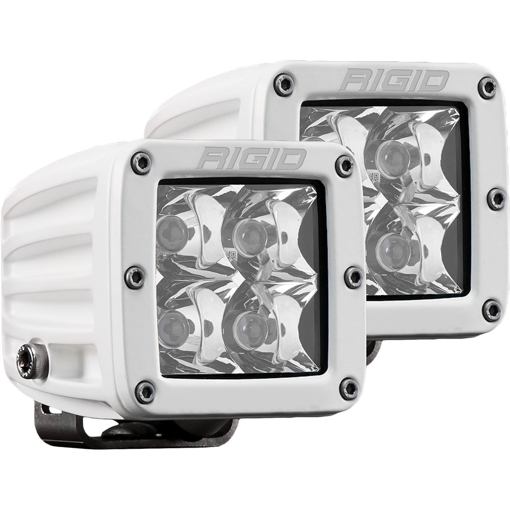 RIGID Industries D-Series PRO Hybrid-Spot LED - Pair - White [602213] - Houseboatparts.com