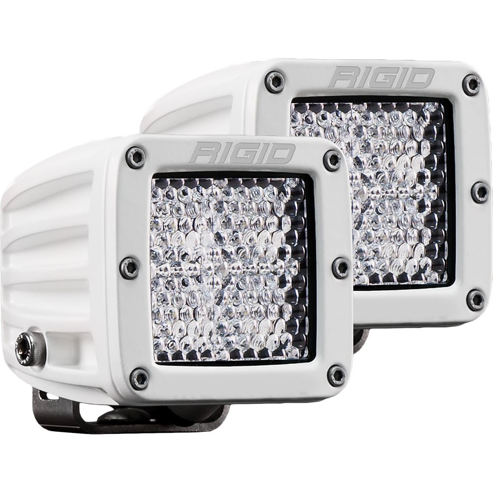 RIGID Industries D-Series PRO Hybrid-Diffused LED - Pair - White [602513] - Houseboatparts.com