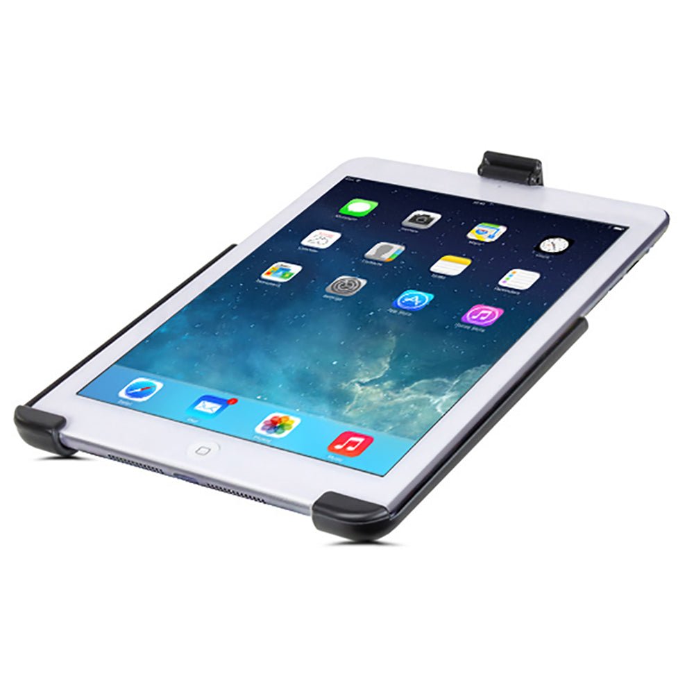 RAM Mount EZ-Rollr Model Specific Cradle w/Round Base Adapter for the iPad 5th Generation, Apple iPad Air 1-2 iPad Pro 9.7 [RAM-B-202-AP17U] - Houseboatparts.com